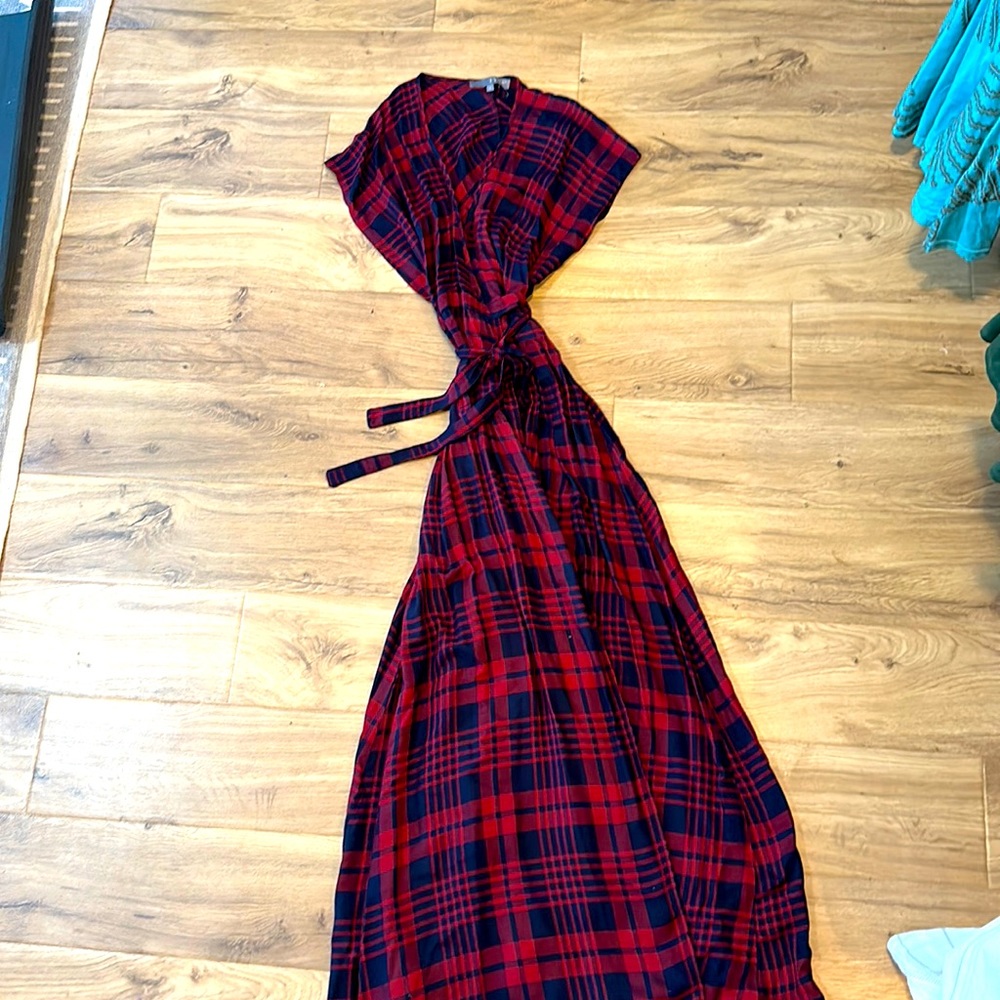 Wrap Tysa dress worn one time. Great for holidays!